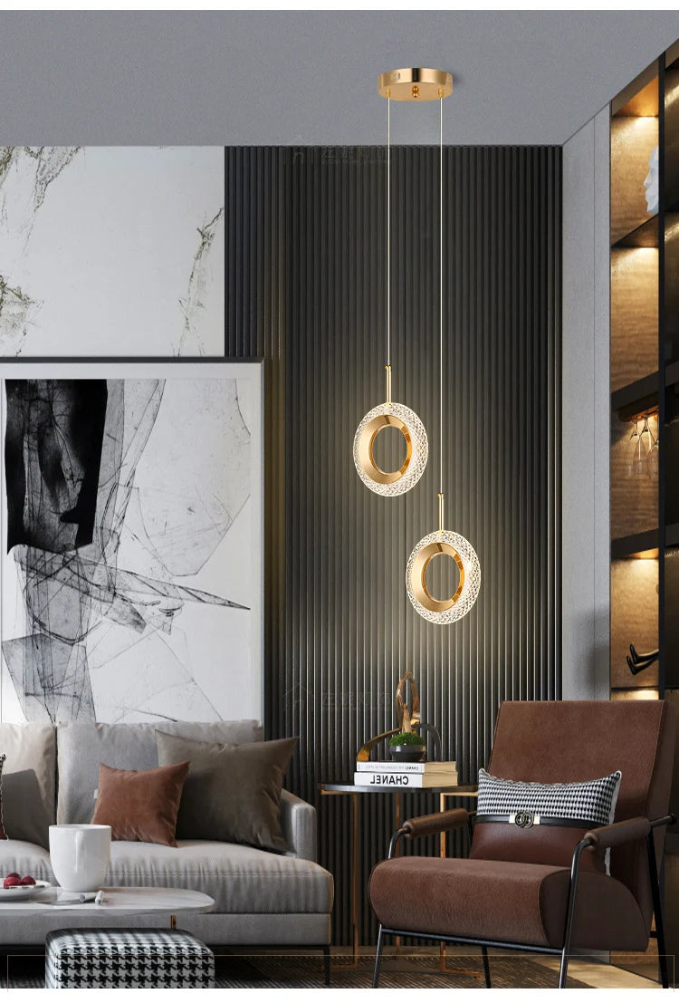 Nordic Ring LED Pendant – Modern Elegance for Any Room