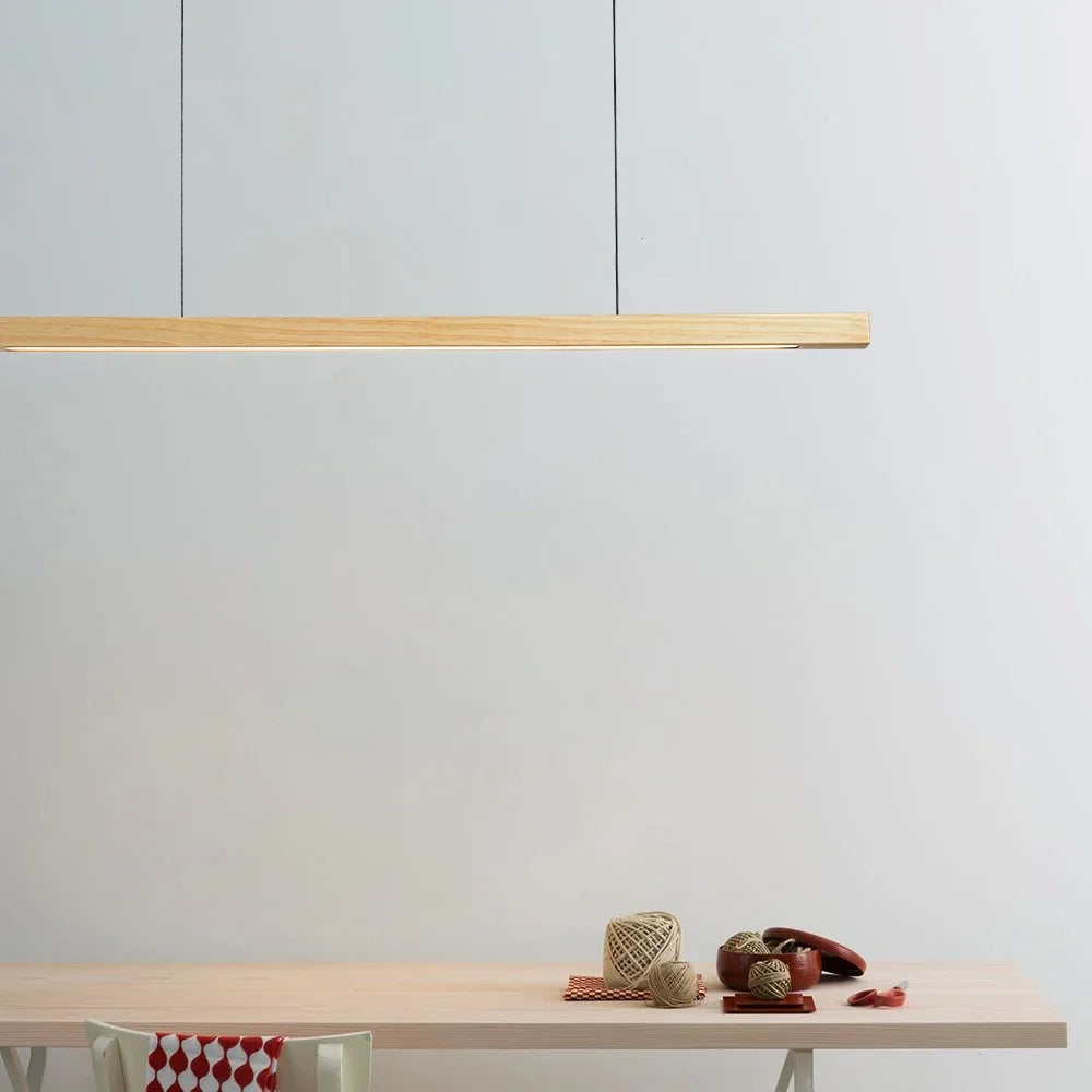 Modern Wooden LED Pendant Light