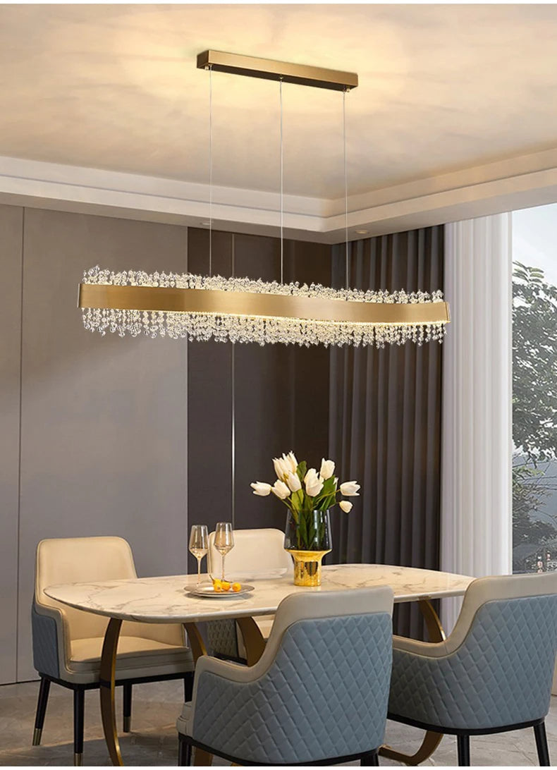 Modern Luxury LED Crystal Chandeliers – Elegance for Every Space