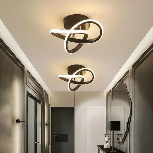 LED Strip Aisle Ceiling Lights – Modern Minimalist Illumination for Any Space