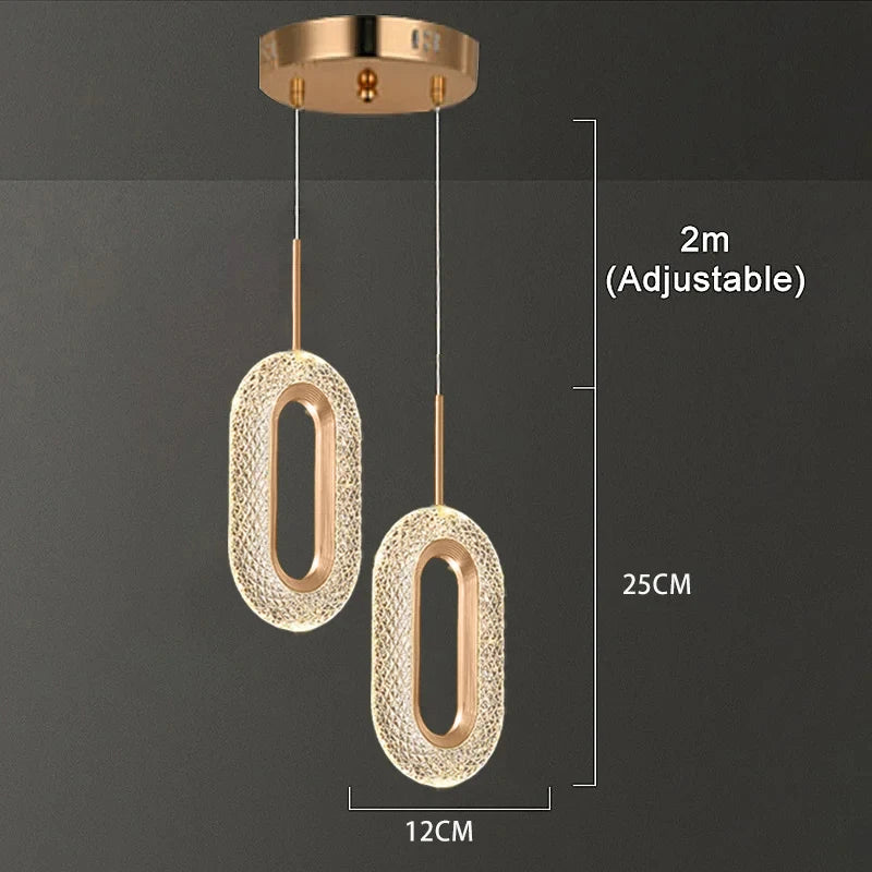 Nordic Ring LED Pendant – Modern Elegance for Any Room