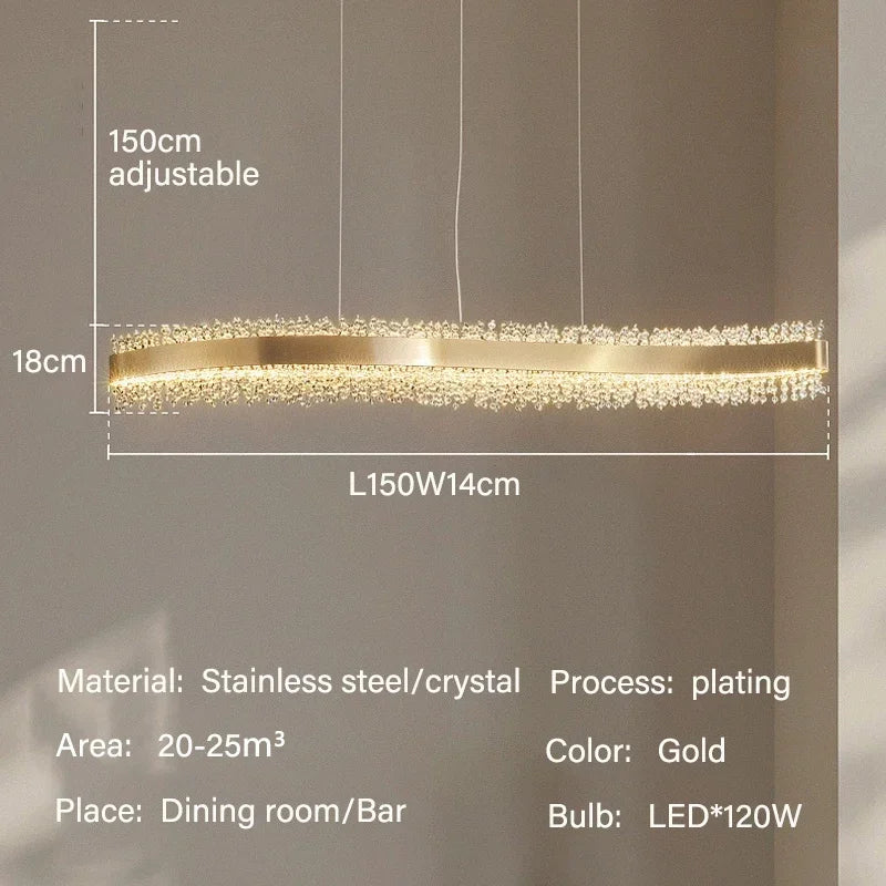 Modern Luxury LED Crystal Chandeliers – Elegance for Every Space