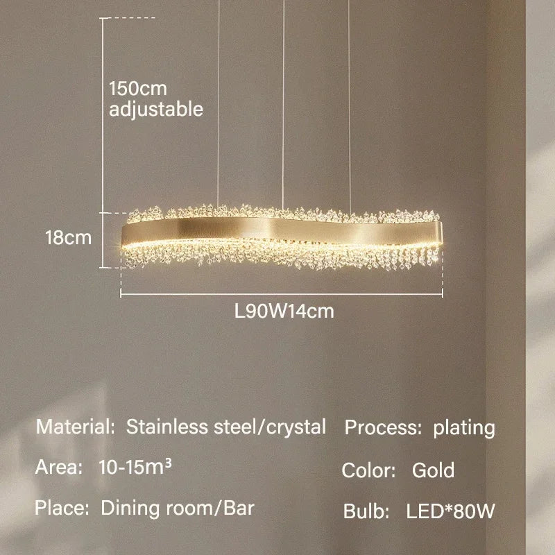 Modern Luxury LED Crystal Chandeliers – Elegance for Every Space